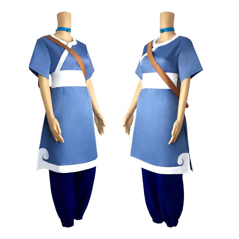 Kostýmy pro cosplay Avatar: Katara, Bumi, Aang, Azula, Korra Anime Herní Oblečení