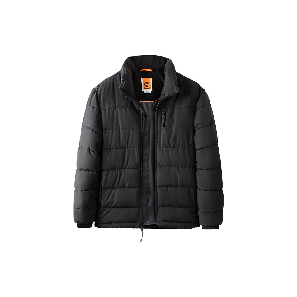 Timberland Black Stand Collar Quilted Insulated Puffer Jacket A69S9-001 XS