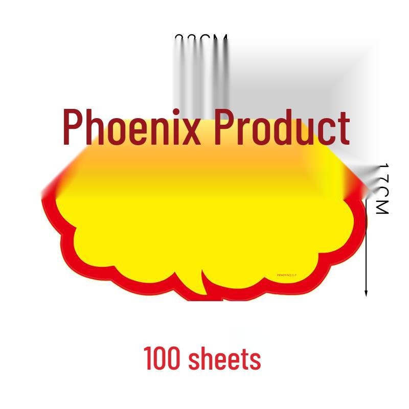 Extra Large Price Tag Promotion Card for Supermarket Displays