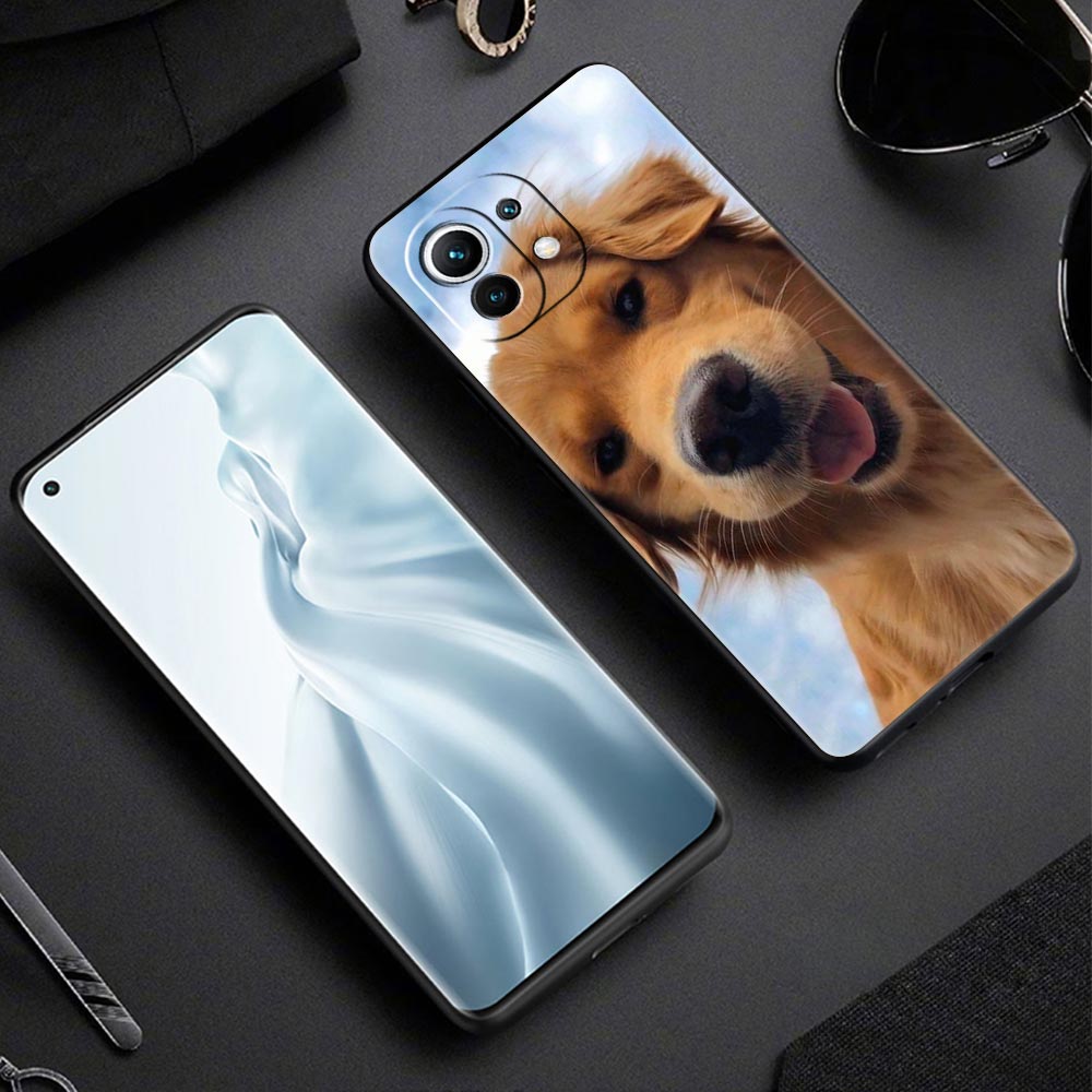Labrador Golden Retriever Dog Case For Xiaomi Mi 15 14 13 12 11 Lite 13T 12T Pro Poco X6 X5 X4 Pro 5G X3 NFC F6 F5 F4 M5 Cover