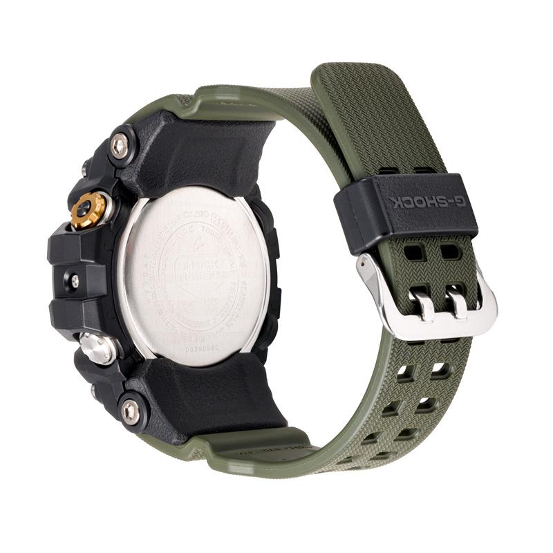 G-Shock Land Serie Mudmaster Multifunktion Sechs-Kanal Funkwellen Solar Quarzwerk Harzarmband Herrenuhren Schwarz GWG-100-1A3PRT