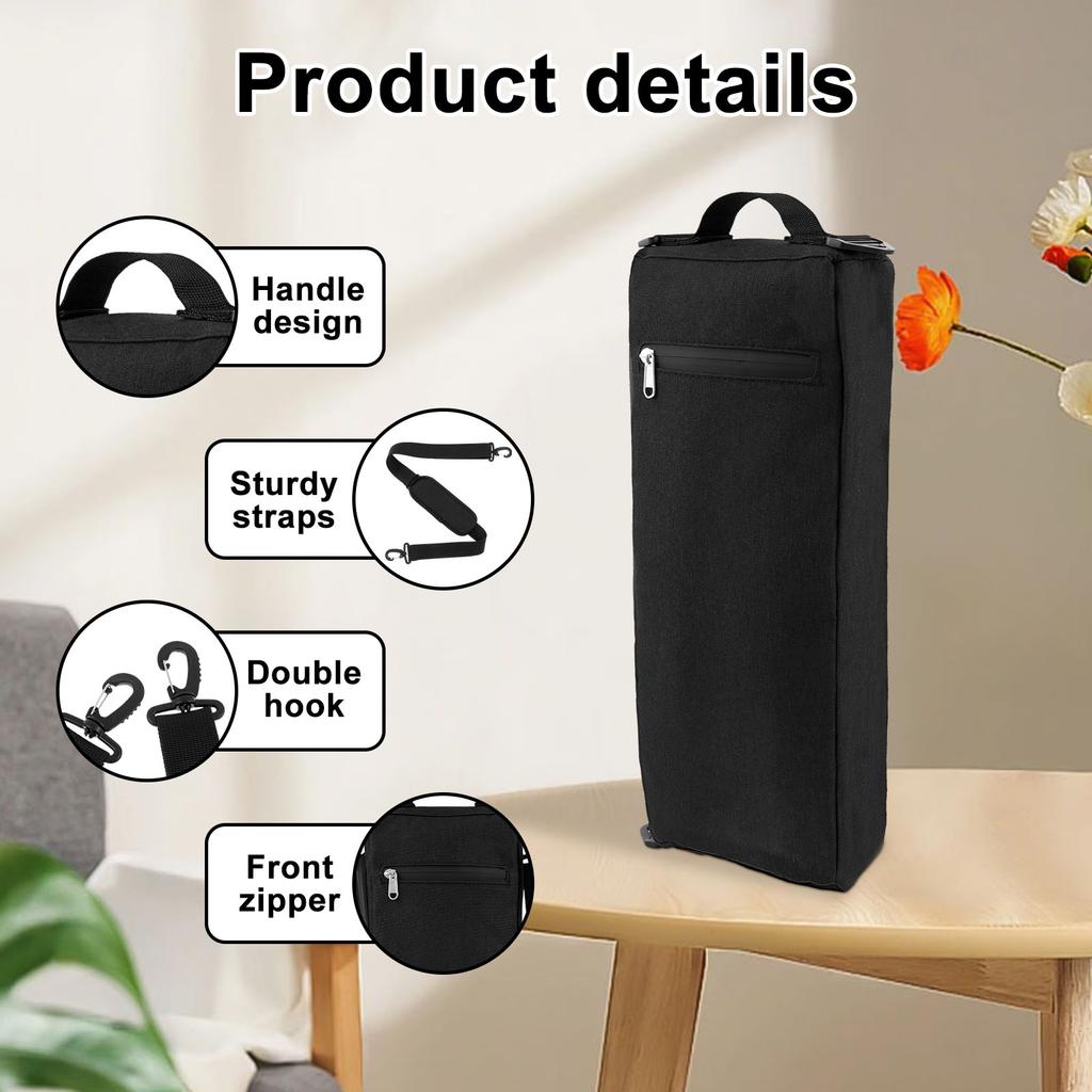 Golf Cooler Bag Insulated Beer Cooler Bag Portable Beer Sleeve with Shoulder Strap Holds 6 Pack of Cans or 2 Wine Bottle