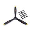 1PCS RC Emulated Airplane Model 8060 9060 1060 1170 1370 3 Blades Propeller Carbon Nylon for Electric/Methanol Petrol  Engine