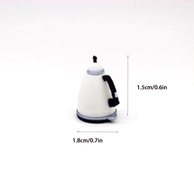 1:12 Dollhouse Toaster Kettle Simulation Model Dollhouse Miniature Kitchen Furniture Decoration Kid Pretend Play Toys