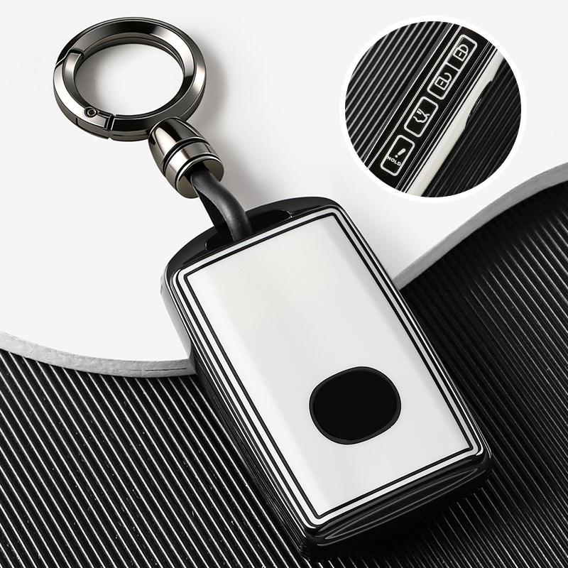 For Mazda 3 Alexa Cx30 Cx-30 Cx-4 Cx-5 Cx5 Cx-8 Cx8 Cx-9 Cx9 Car Key Cover Case Protection Shell Keychain Accessories 4 Buttons