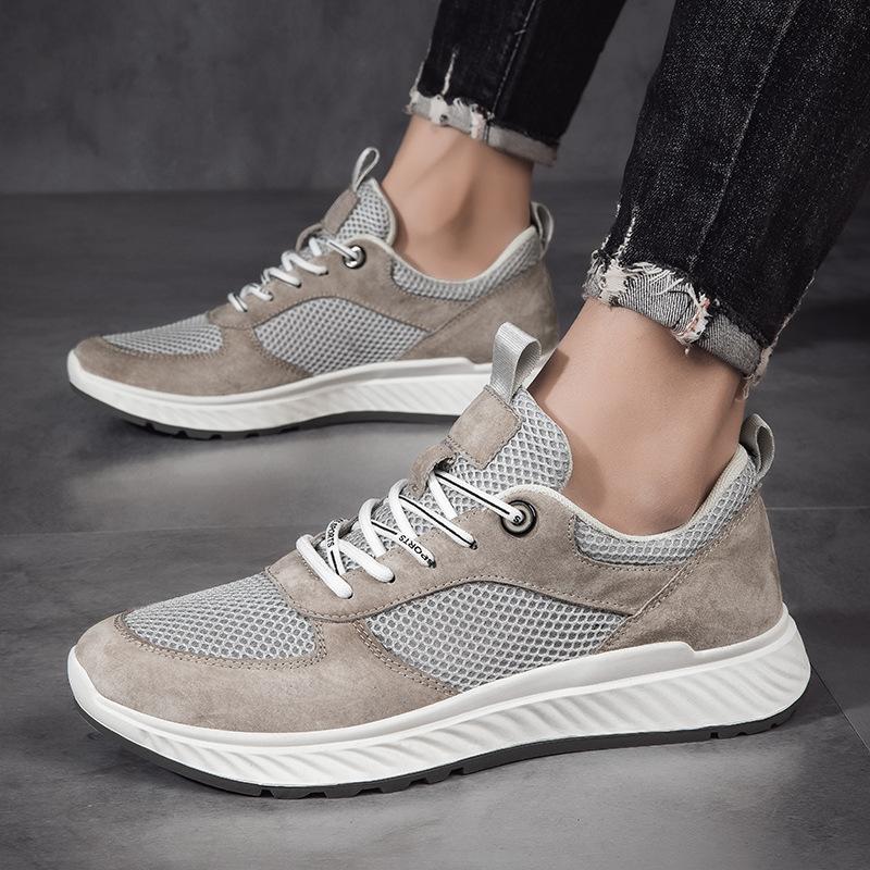 Men's Shoes Breathable Fly-woven Sports Shoes Casual Board Shoes Men's Lightweight Hollow Running Shoes