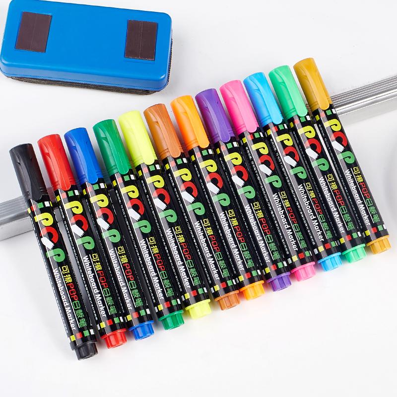 Whiteboard Marker Pen Dry Erase Marker White Board Marker 12colors/set