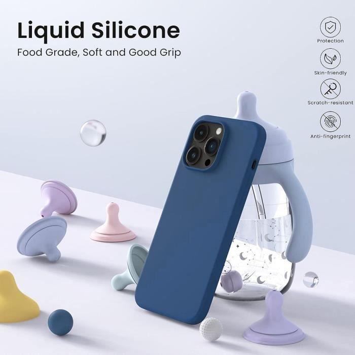 Case for iPhone 15 Pro - Silicone - Ultra Thin - Shockproof - Navy Blue - Flexible