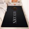 Funny Bitcoin Gold And Money Anime Spend Or Save Floor Mat Non-Slip Laundry Room Mat Laundry Decor Balcony Child Living