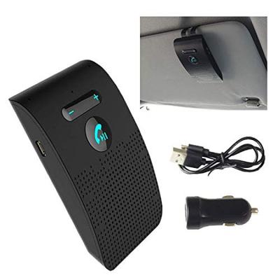 Kit de Alto-falante para Carro Bluetooth Sem Fio com Telefone e Música com Cancelamento de Ruído Japonês, para Para-sol, Alimentação Automática, Smartphone e Chamada por Linha, Certificado para Técnico