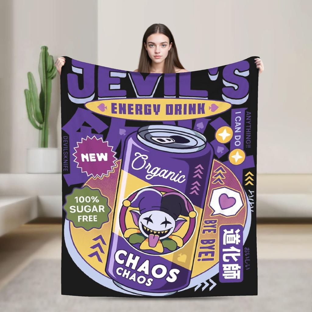 Delta Rune Kris Deltarune Blankets Wool Novelty Soft Throw Blankets for Bed Sofa Summer