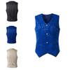 Stylish Brocade New Mens Vest Waistcoat With Elegant Gothic Punk Design For Any Occasion