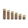 2ML/3ML Brown Glass Sample Bottle with Gold/Silver Cap