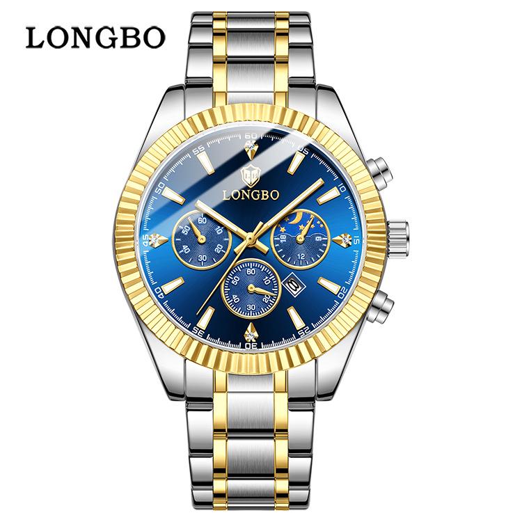 Longbo Herren Quarz Wasserdicht Lässig Paar Uhr