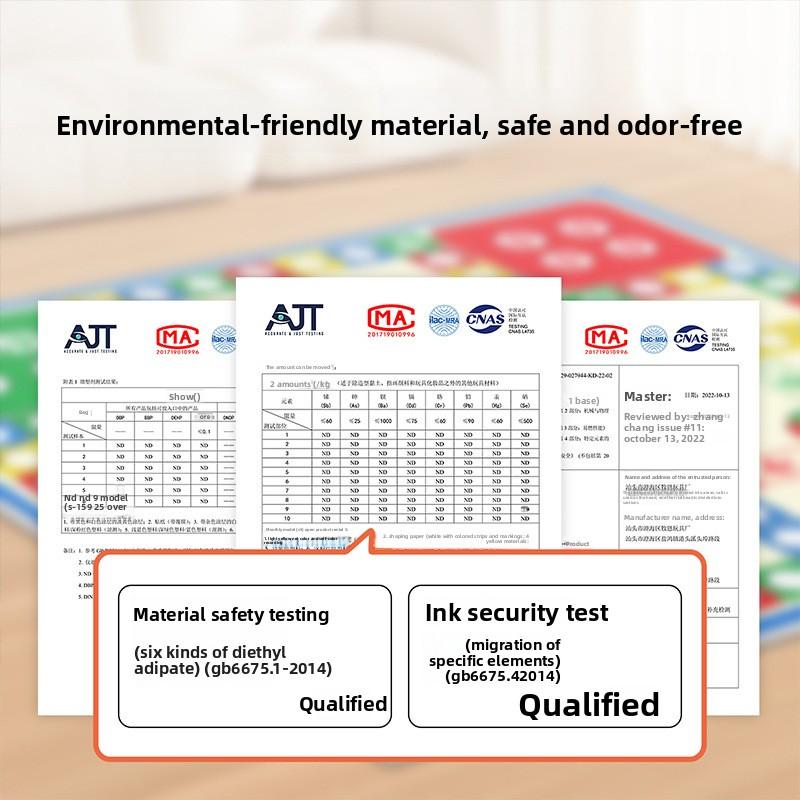 Extra Large Size Soft Non-slip Carpet Material, Essential for Parent-child Family Gatherings,  Focus Training  Flying Chess