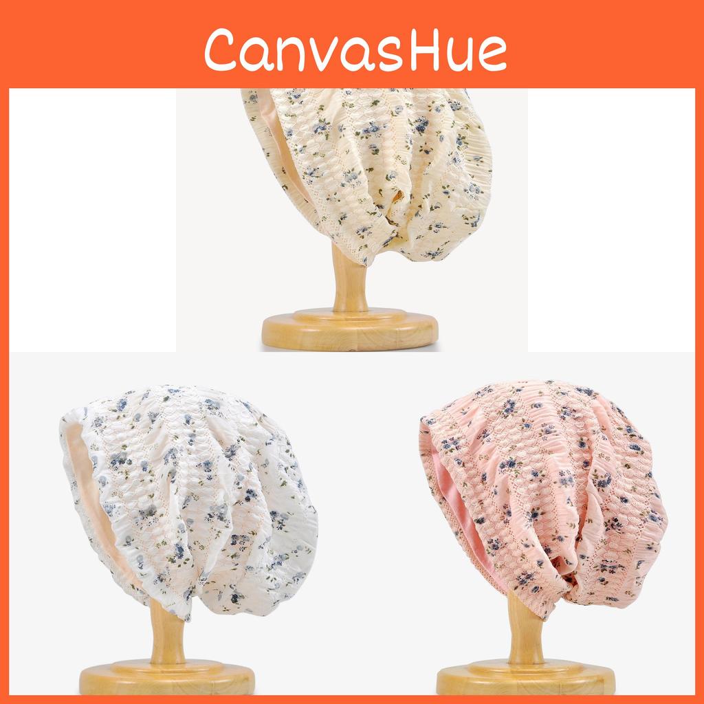 Dune Ditsy Flower Print Spring Womens Breathable Cotton Beach Sun Hat For Travel And Garden