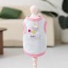 Summer Spring Dog Striped Breathable Vest Thin T-Shirt Bichon Leashable Yorkie Cool Pullover Pet Puppy Clothes