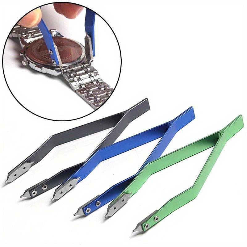 Professional Stainless Steel V-Type Watch Band Tweezer - Precision Spring Bar Removal Tool for Watches, Bracelets & Jewelry Repair with Ergonomic