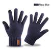 Farbe Vollfinger Mode Herren Fäustlinge Herren Strickhandschuhe Handschuhe Herbst Winter Handschuhe