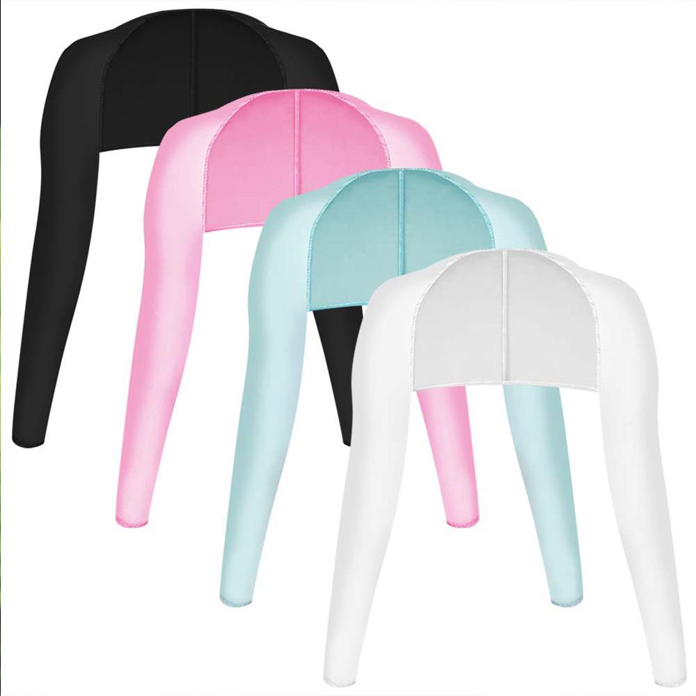 Silk Finger Hole Cycling Sleeves Women Shawl Arm Sleeve Sports Glove Sun Sleeves Sun UV Protection