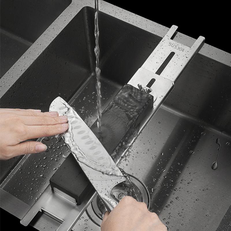Suport grosier de ascuțit chiuvetă oțel inoxidabil de uz casnic nou reglabil piatră de ascuțit artefact fix