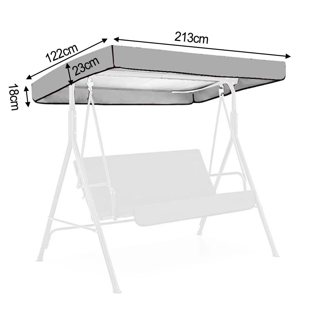 All Weather Patio Swing Canopy Cover Protects Swing from Dust and Moisture Perfect for Gardens and For Terraces