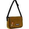 Supreme Bolso Bandolera Pequeño de Terciopelo Leopardo Canela