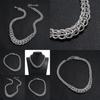Summer Retro Steel Snake Chain Necklace With Multilayer Design For Artistic Fashion Enthusiasts