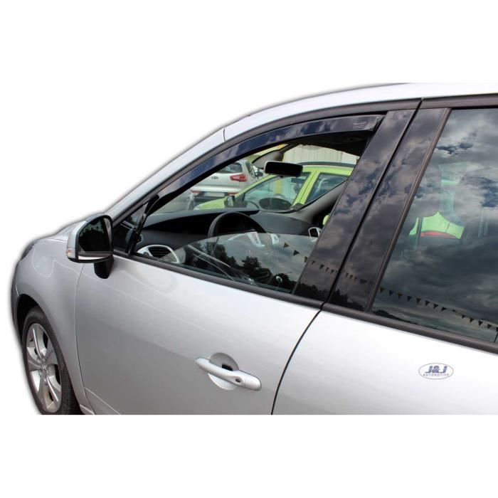 J&J AUTOMOTIVE | Heko Deflecteurs d'air Déflecteurs de Vent Pour Renault Scenic 3, 2009-2016