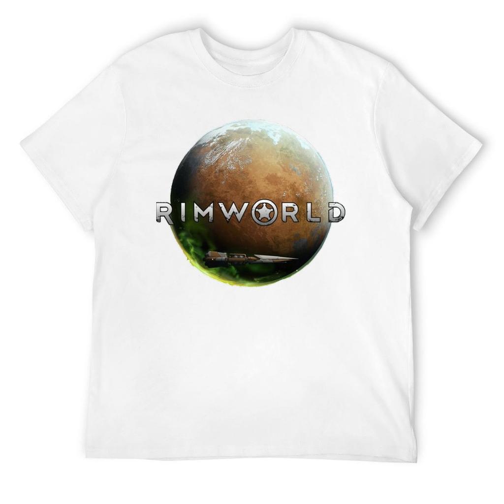 Planet Rimworld T-Shirt anime stuff vintage anime shirt aesthetic clothes funny t shirts men