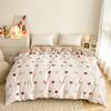 Duvet Cover Comfortable Cotton Quilt Cover AB Double Sided Printing Quilt Cover Extra Large 220x240 Skin Friendly Fabric Quilt