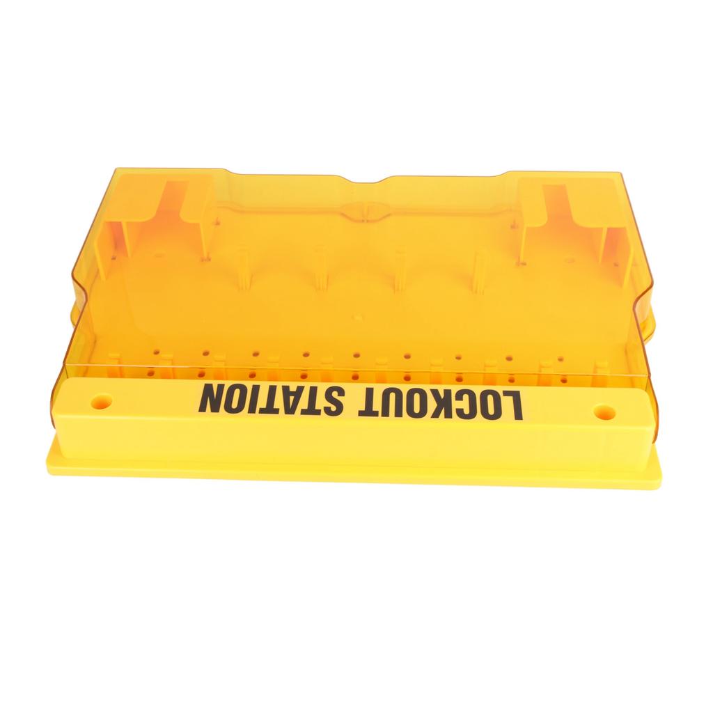 Lockout Tagout Station Durable Visualization Management Lockout Station with Cover for Lockout Safety Supply
