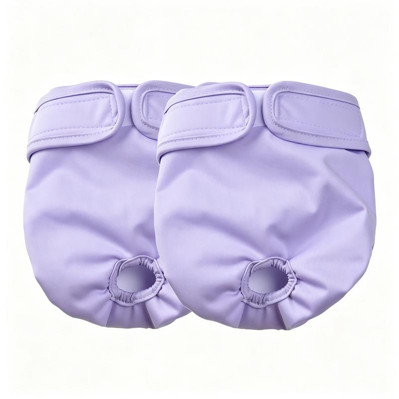3Pcs Washable Female Dog Diapers Elastic Breathable Pet Nappies Reusable Pets Menstrual Period Panties For Small Medium Dogs Pug