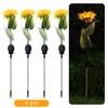 1 head Sunflower Lights Solar Flower Lights Outdoor Garden Lamps Waterproof Decorative Stake Lights for Landscape Yard Patio