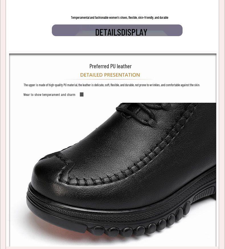 Women's Mid-Calf Winter Cotton Boots: Fleece-Lined, Thick-Soled, Non-Slip, Versatile, Comfortable, Fashionable, Available In Large Sizes.