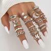Simple and Elegant Wheat-ear Pearl Ring with Diamond accents23A Set of Retro and Fashionable Accessories for Women