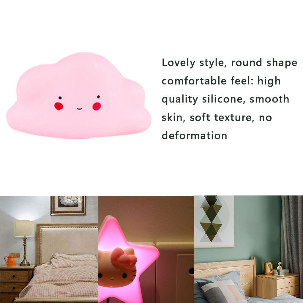 Cartoon LED Nachtlicht Nacht Nachtlicht Kinder Schlafzimmer Kleine Lampe Baby Leucht Spielzeug Mond