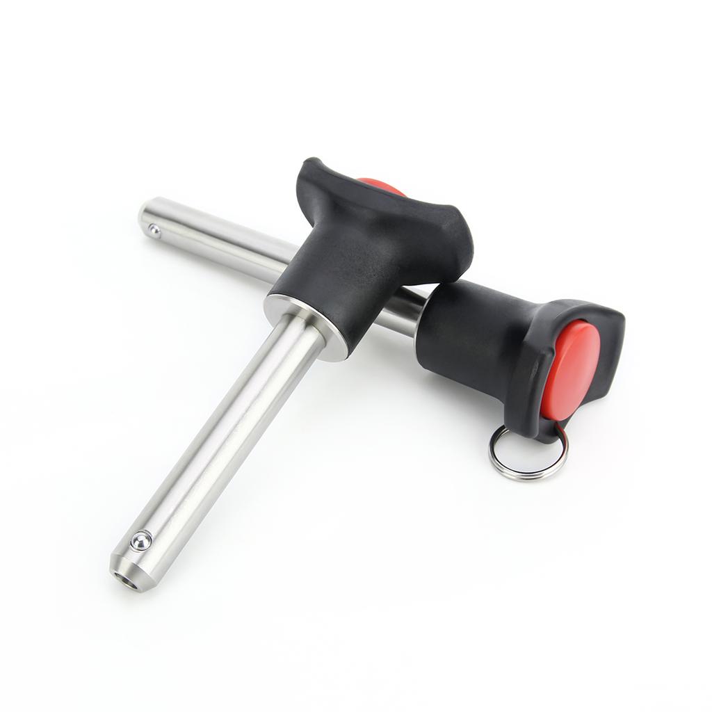 Button Type Quick Release Ball Head Locking Pin Resin Handle Quick Release Pin Safety Pin Positioning Pin With Rope