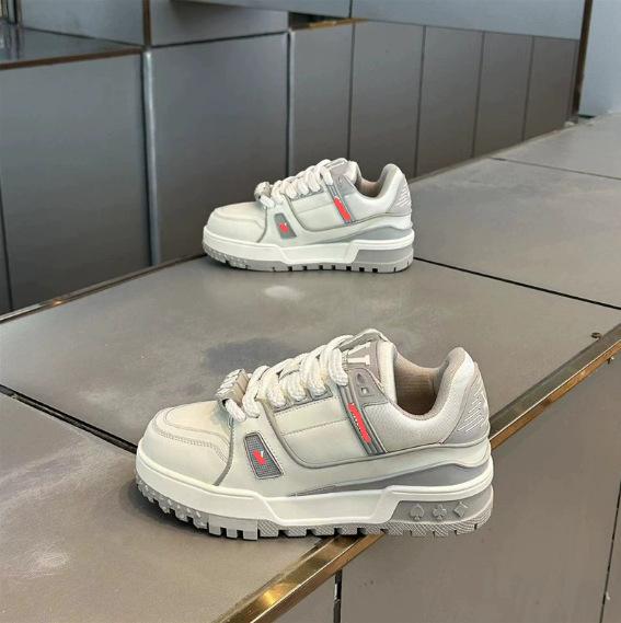 Little chubby ding board shoes, high-end super fire and naive big head casual board shoes ms