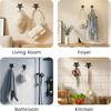 Removable Wall Hooks Self Adhesive Wall Organizer Portable Towel Hooks  Bathrooms
