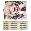 My Hero Academia Himiko Toga  Warm Soft Blanket  Camping Plush Bedding Throws  Living Room Flannel Bedspread Sofa Bed Cover