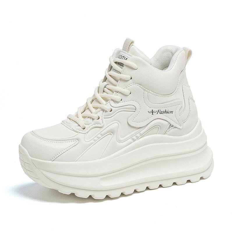 Inner height increase women's 2026 women's shoes new thick baseplate shoes lightweight dad versatile casual shoes