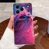 Casing For Tecno Spark 50 KN4 Case Aesthetic Fashion Cute Cat Cartoon Soft Silicone Back Cover Transparent TPU Phone Case Bumper