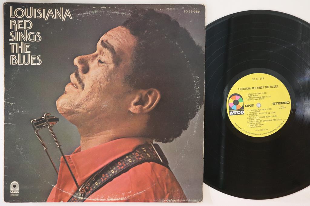 LP Record LOUISIANA RED - Louisiana Red Sings The Blues SD33389 ATCO 1972 US Blues Used