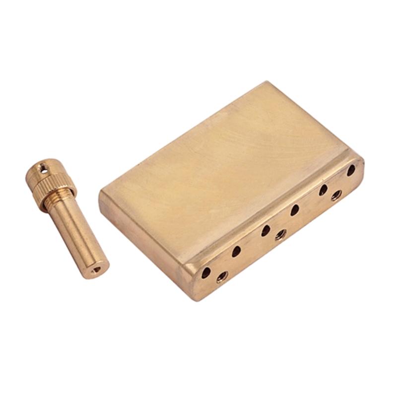 Brass Tremolo Block, Single Rock System 63mm Guitar Accessories Suitable for /SQ Guitar Tremolo Bridge Set