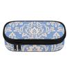 Pen Case High Capacity 300D Polyester Easy Open Zipper with Main Compartment Mesh Pocket and Pen Slots for Classroom Use