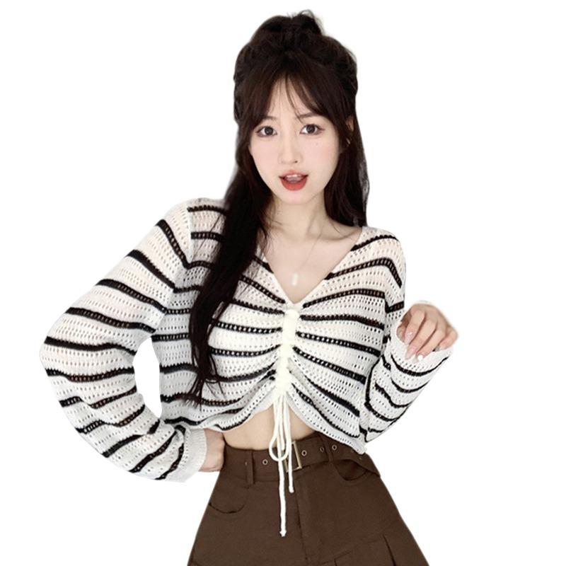 

Сонцезахисні блузки Топи Трикотажні сорочки Топи з довгими рукавами One Size