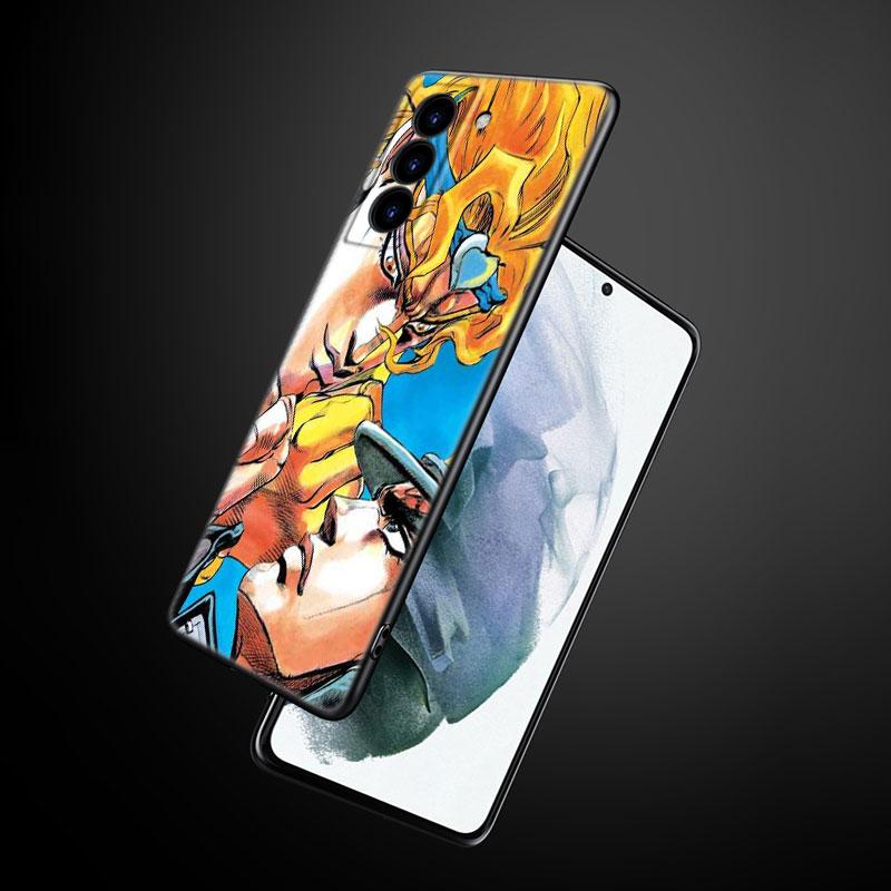 

Чехол для телефона JoJo Bizarre Adventure для Samsung Galaxy S22 Pro S21 S20 Ultra FE S10 Lite 5G S10E S9 S8 Plus, мягкий черный чехол из ТПУ Samsung S22 Ultra