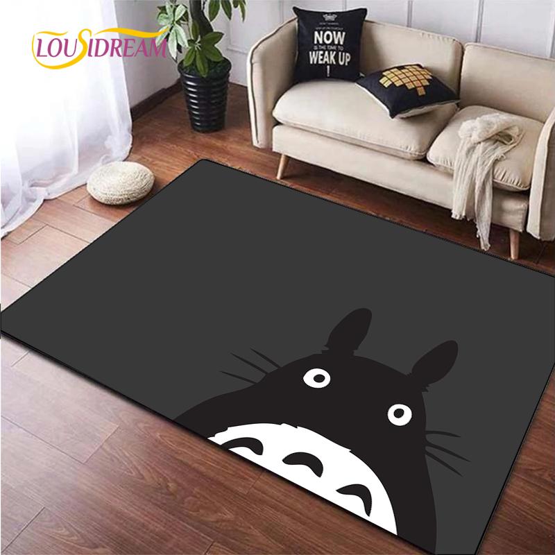 Cute Cartoon Anime Carpet for Living Room Bedroom Rug Kitchen Kids Unslip Floor Mat Birthday Gift Photography Props Tintines Rug