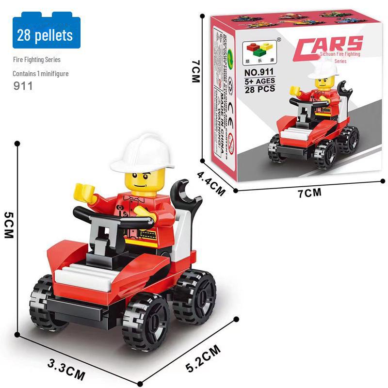 "Jucărie Mașină Mini Blocuri de Construcție Educative pentru Copii - Cadou de Antrenament pentru Grădiniță"